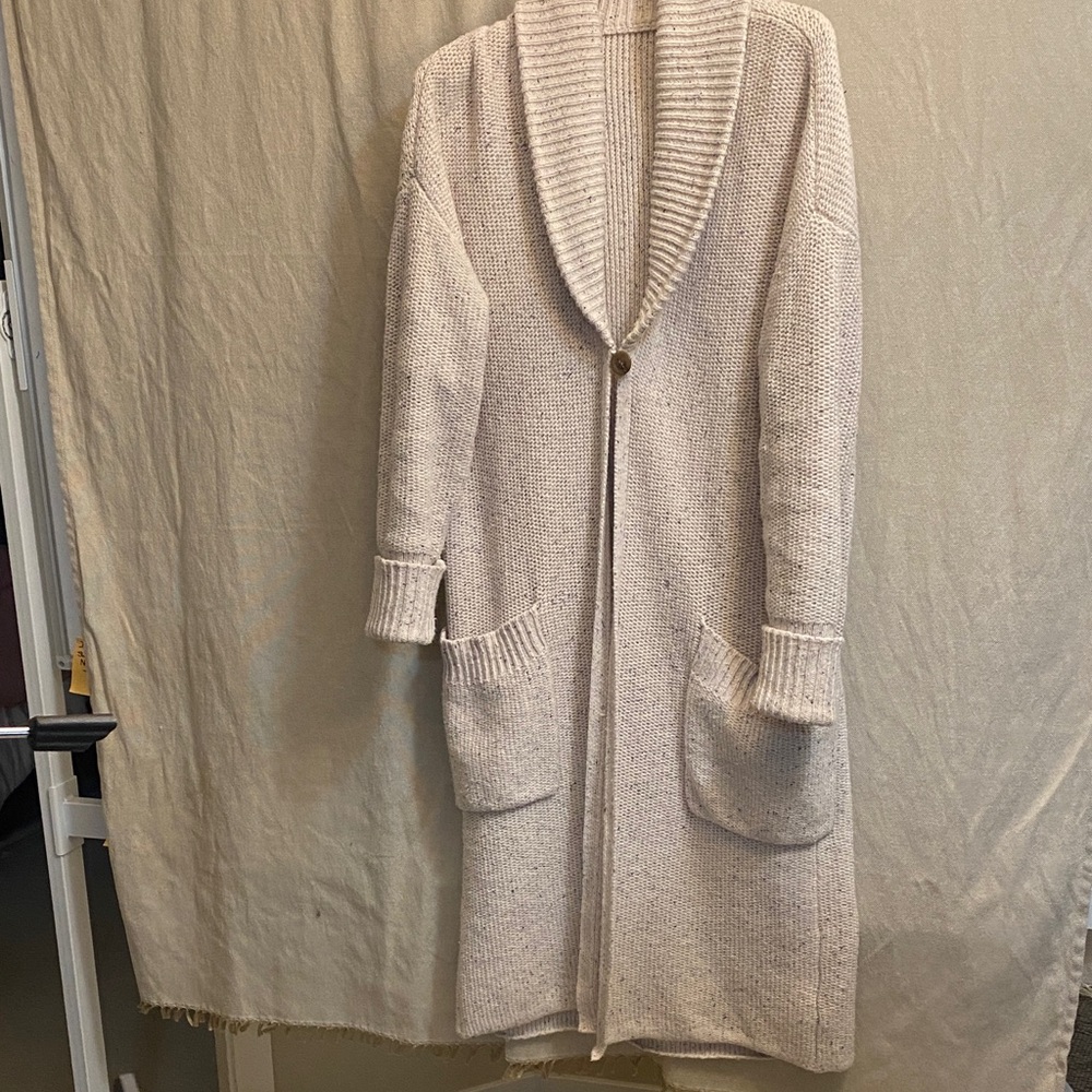 Cozy Cream Knit Sweater Cardigan